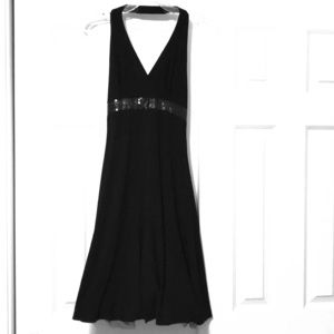 B. Smart Black Halter Dress Size 3/4 GUC